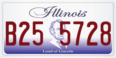 IL license plate B255728