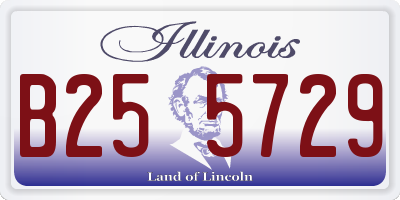 IL license plate B255729