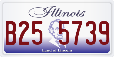 IL license plate B255739