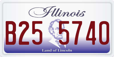 IL license plate B255740