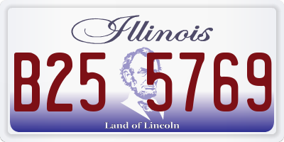 IL license plate B255769