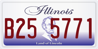 IL license plate B255771