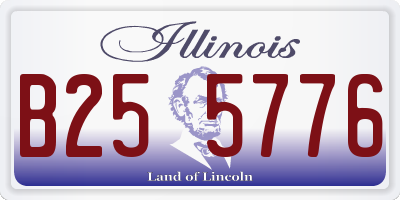 IL license plate B255776