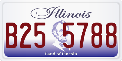 IL license plate B255788