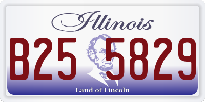 IL license plate B255829
