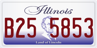 IL license plate B255853