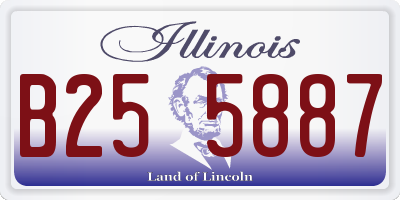 IL license plate B255887