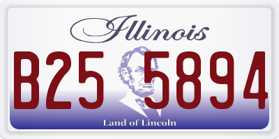 IL license plate B255894