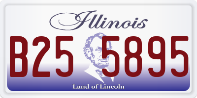IL license plate B255895