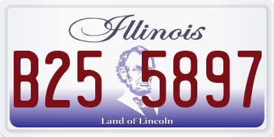 IL license plate B255897