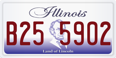 IL license plate B255902