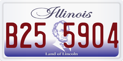 IL license plate B255904