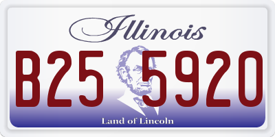 IL license plate B255920