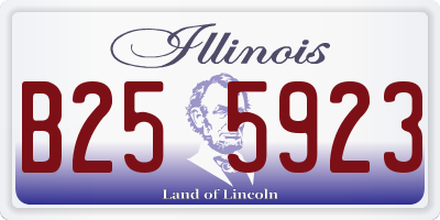 IL license plate B255923