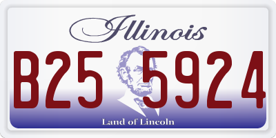 IL license plate B255924