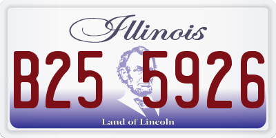 IL license plate B255926