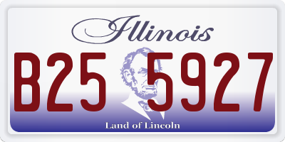IL license plate B255927