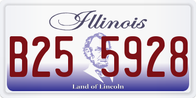 IL license plate B255928