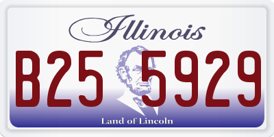 IL license plate B255929