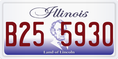 IL license plate B255930