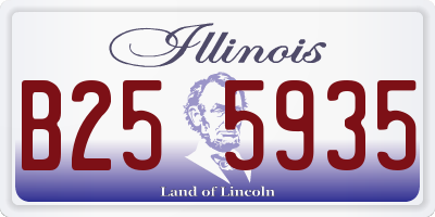 IL license plate B255935
