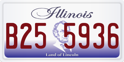 IL license plate B255936