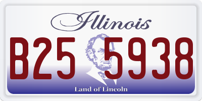 IL license plate B255938