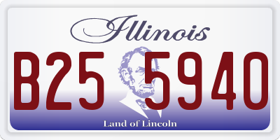 IL license plate B255940