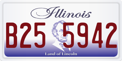 IL license plate B255942