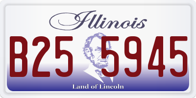 IL license plate B255945