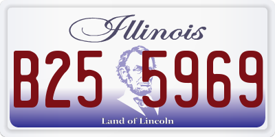 IL license plate B255969