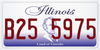 IL license plate B255975