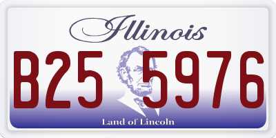 IL license plate B255976