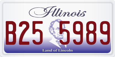IL license plate B255989