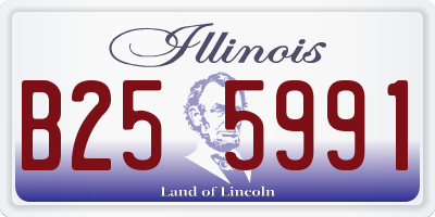 IL license plate B255991
