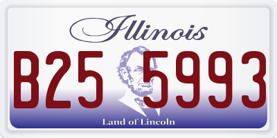 IL license plate B255993
