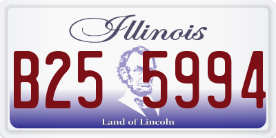 IL license plate B255994