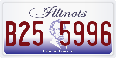 IL license plate B255996