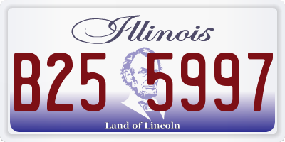 IL license plate B255997