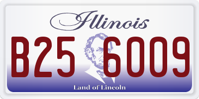 IL license plate B256009