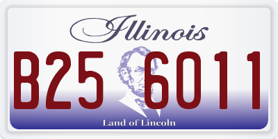 IL license plate B256011