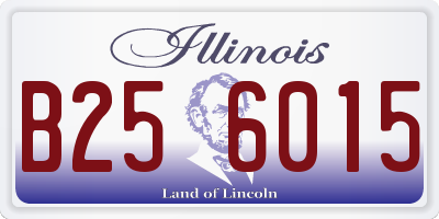 IL license plate B256015