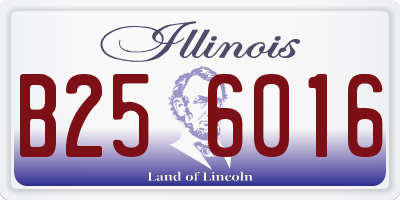 IL license plate B256016