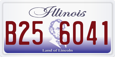 IL license plate B256041