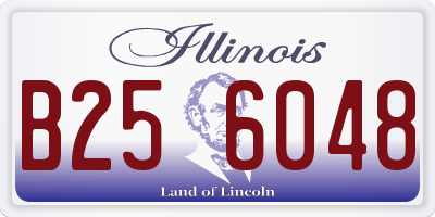 IL license plate B256048