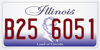 IL license plate B256051