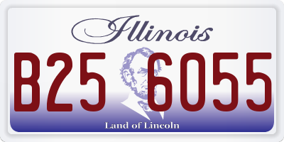 IL license plate B256055