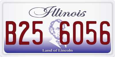 IL license plate B256056