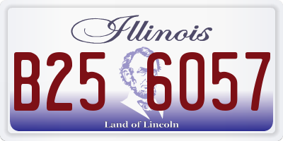 IL license plate B256057