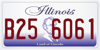 IL license plate B256061